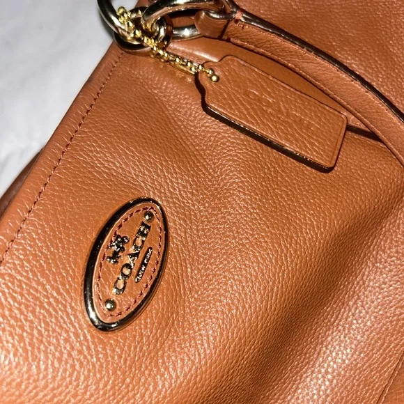 Authentic Leather Coach Purse - Picture 6 of 9